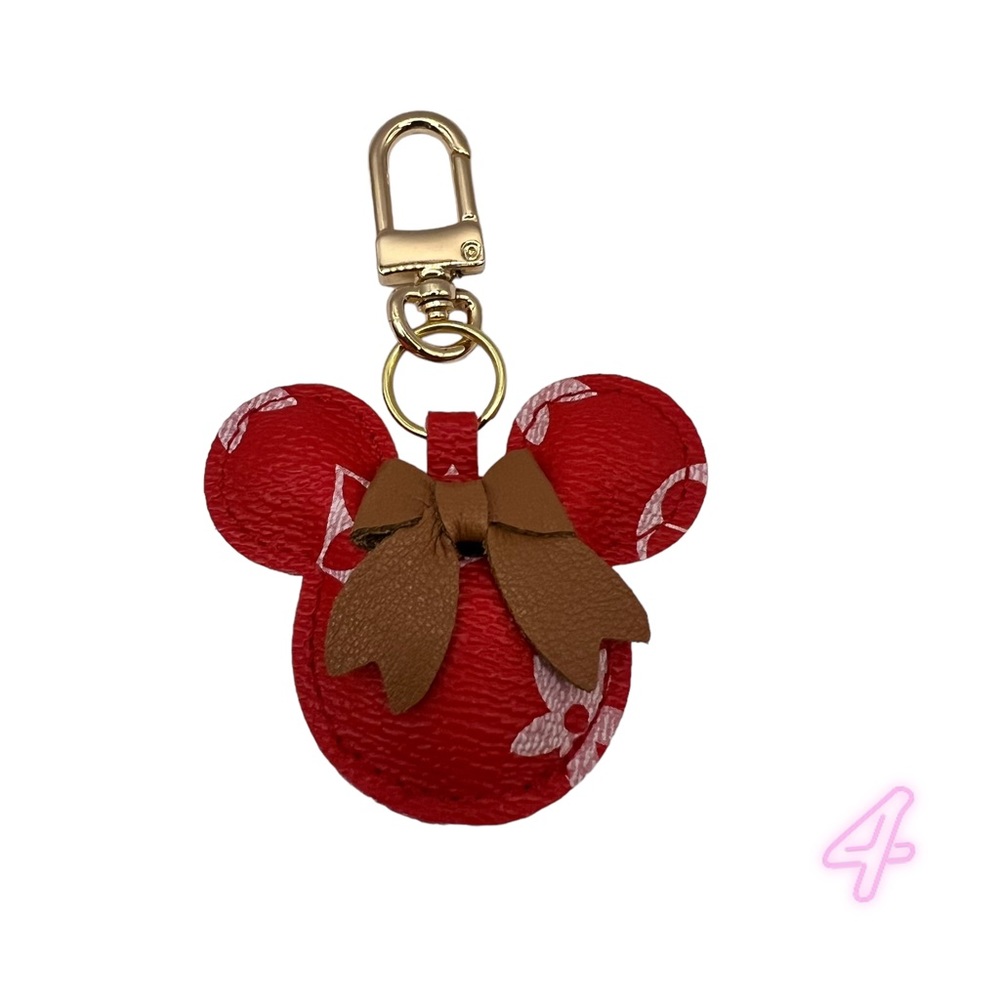 NEW Monogram Mouse Keychain Bag Charm - Picture 9 of 16